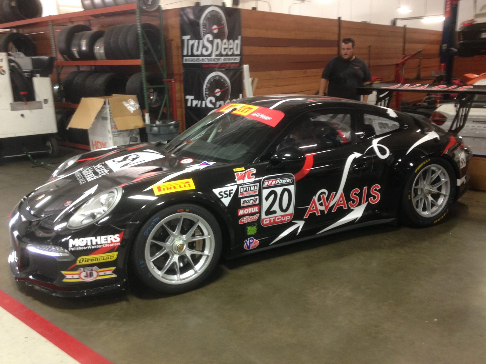 Porsche GT3 Cup race livery, opposite side