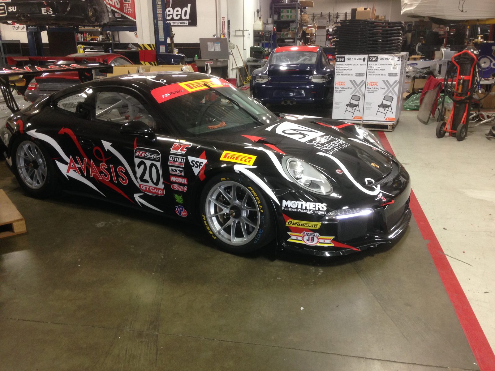Porsche GT3 Cup race livery, side