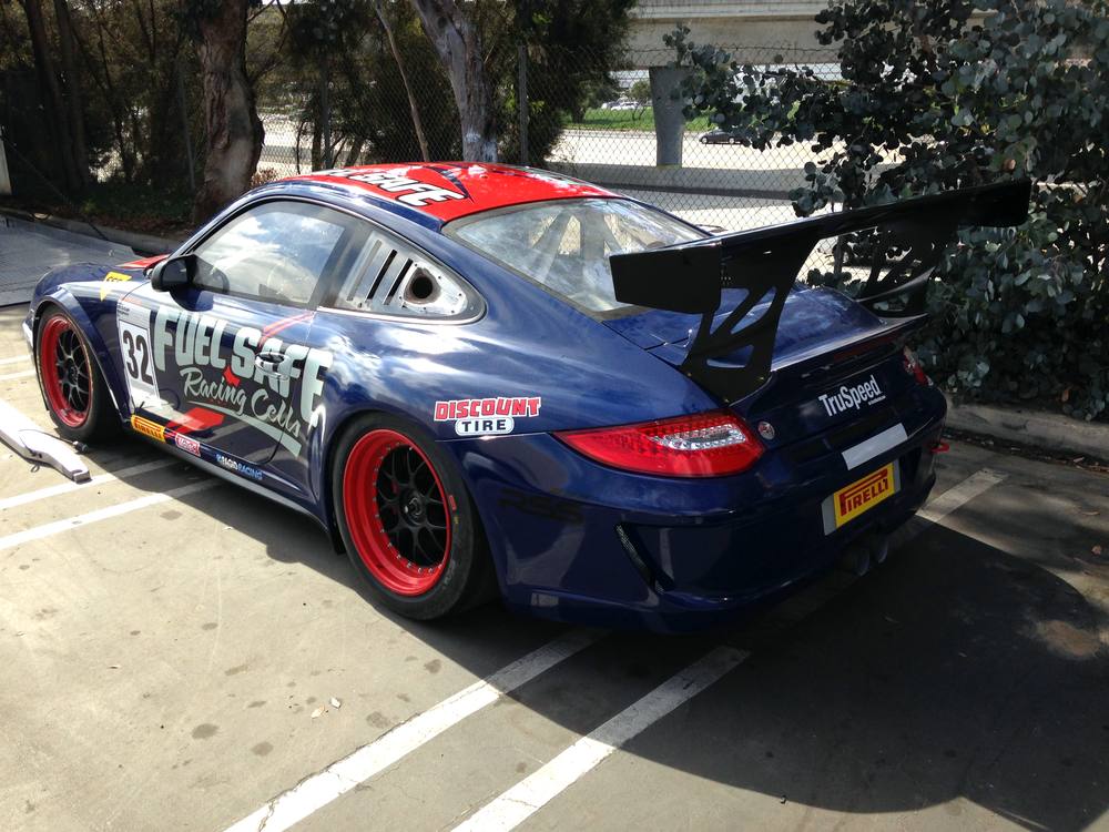 Fuel Safe Porsche 911 GT3 Cup race car wrap