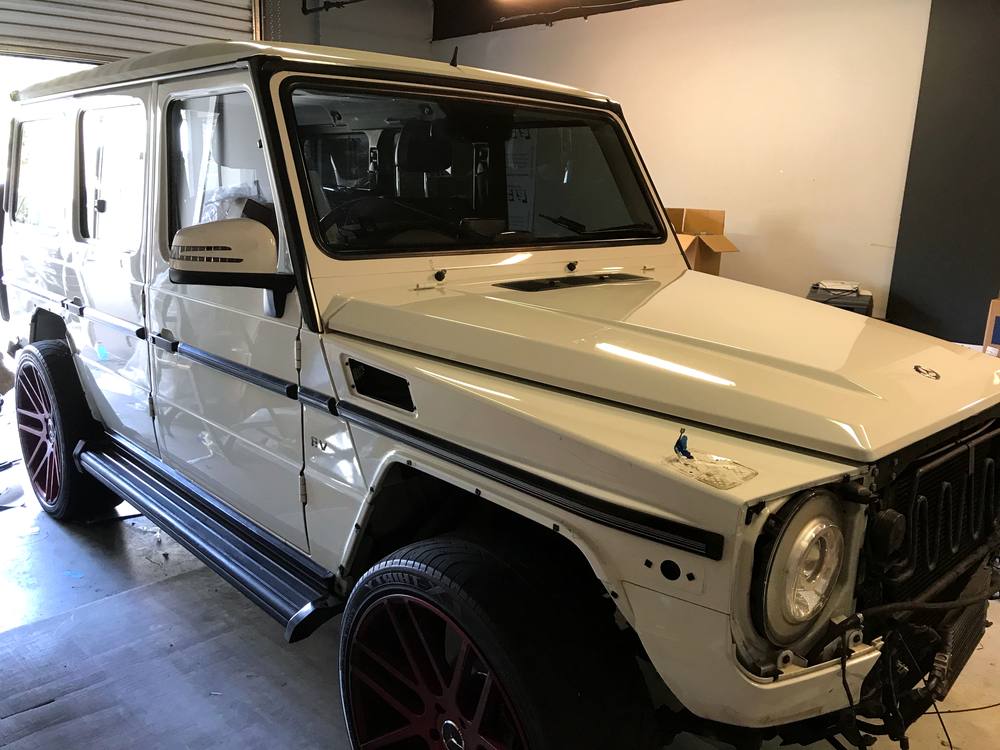 Mercedes G-Wagon before wrap